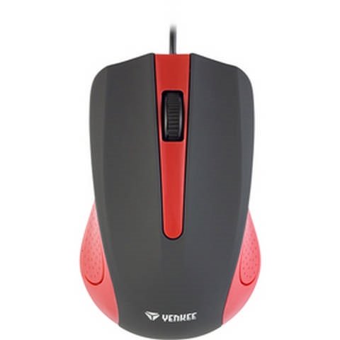 Wired 3-button Mouse With 1000 Dpi Optical Sensor. Suitable For Home A