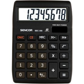 Desktop Calculator 8 Digital Black