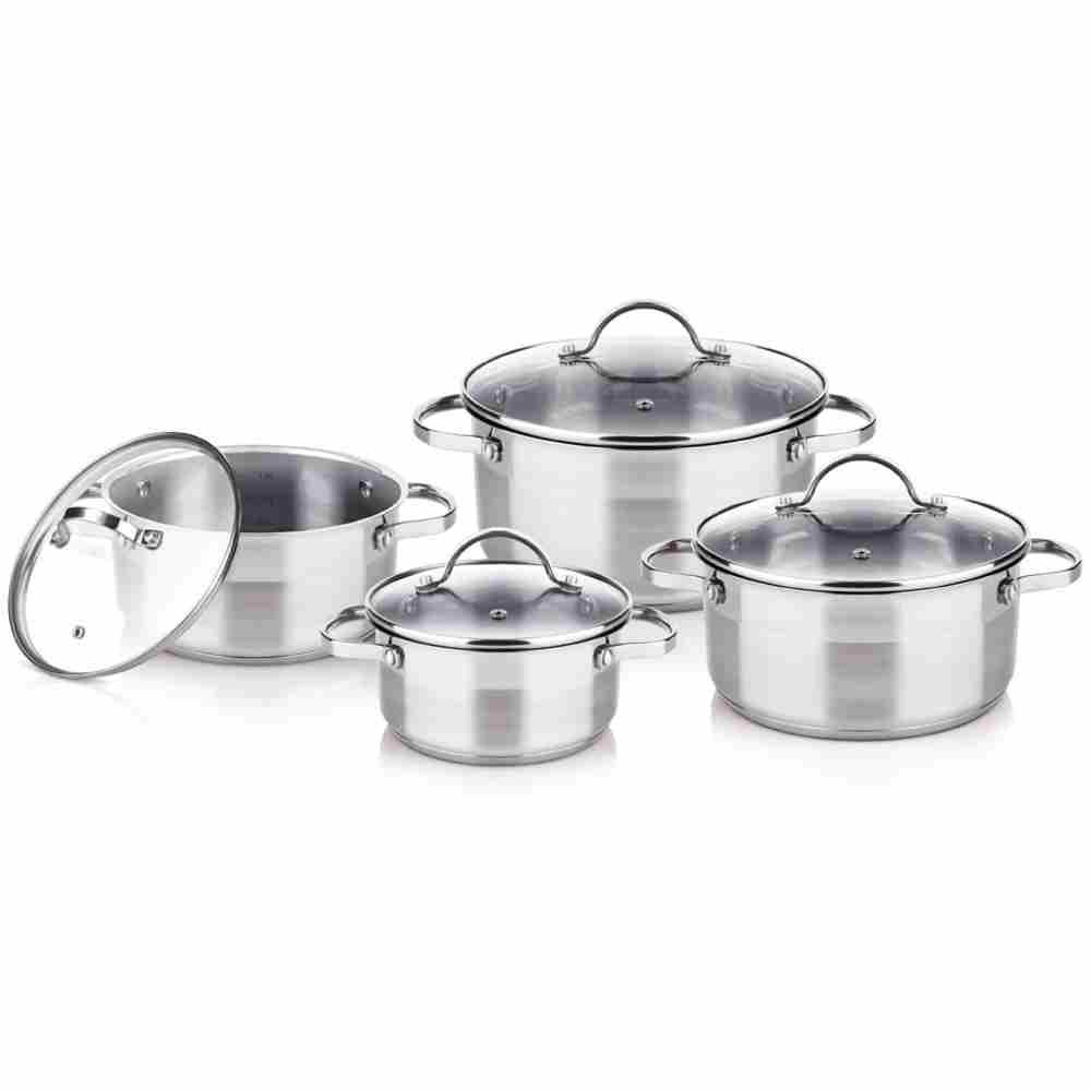 Ss Set Of Pots 8pcs