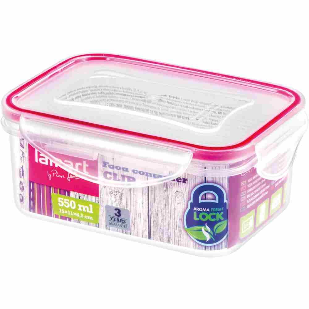 Food Cont.rect. 550ml Clip