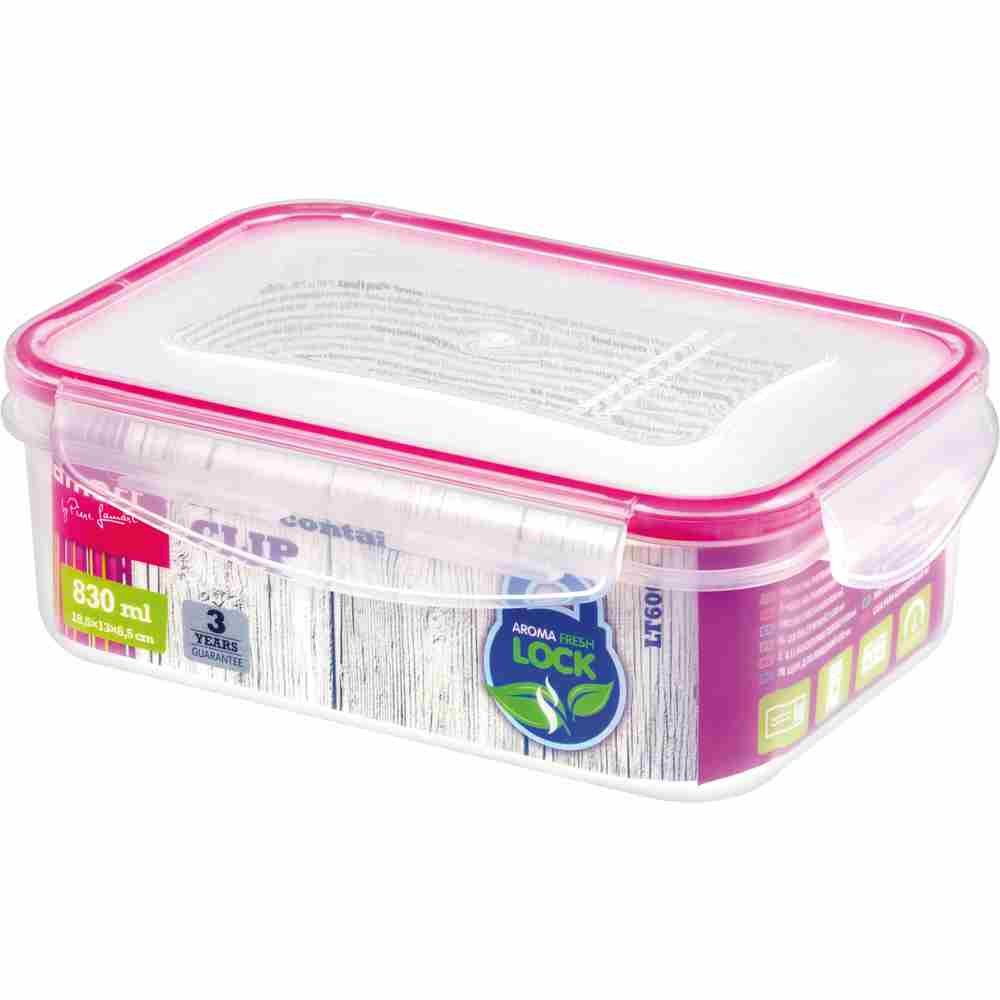 Food Cont.rect. 830ml Clip