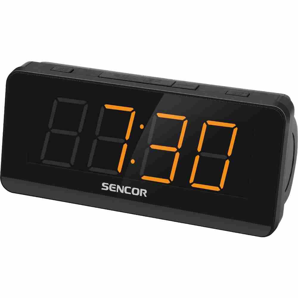 Orange Led Display Clock Radio
