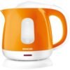 Orange 1 Lt Concealed Element White Kettle