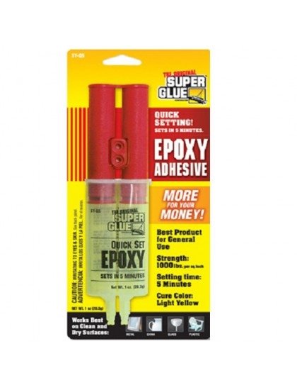 Quick Setting Epoxy Adhesive 28.3g Syringe