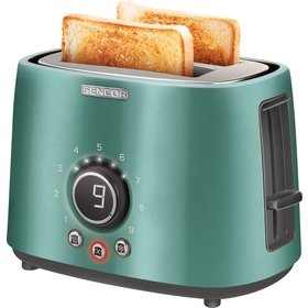 Teal Stainless Steel 2 Slice High Quality Toaster