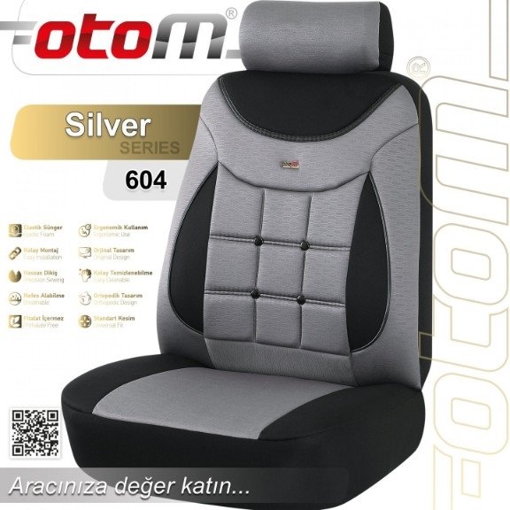 Seat Covers Otom Silver Series Different Colors +split+airbag
