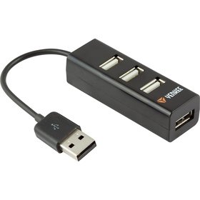 Hub 4 X Usb 2.0 Black Yenkee