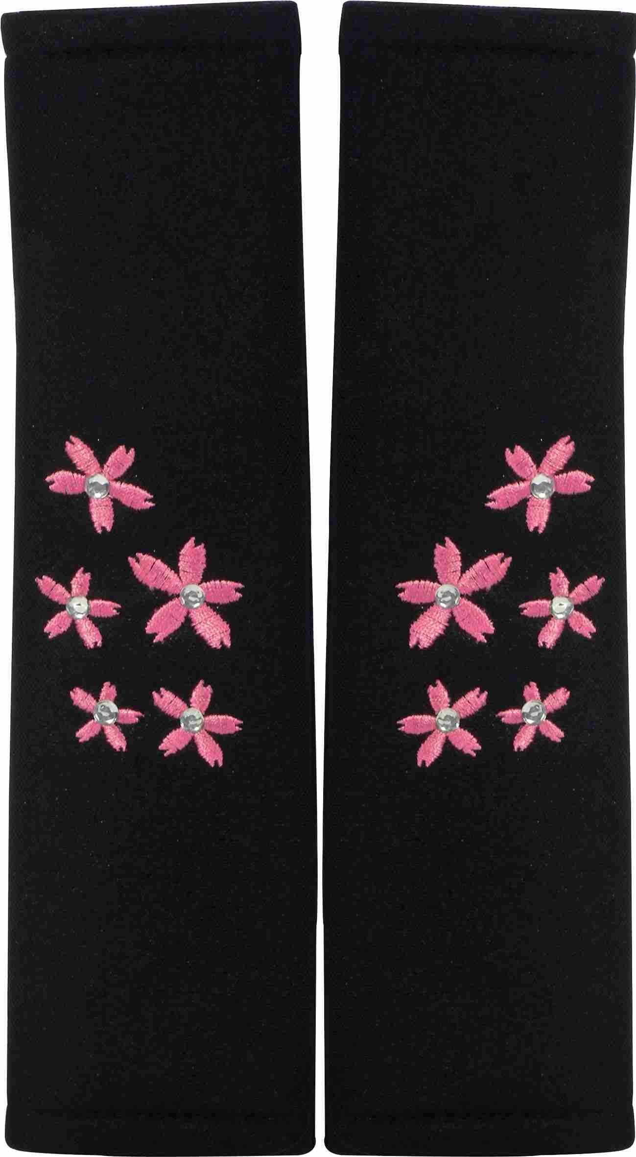 Ladies Seat Belt Cover/pad Oriental Tropical Flower