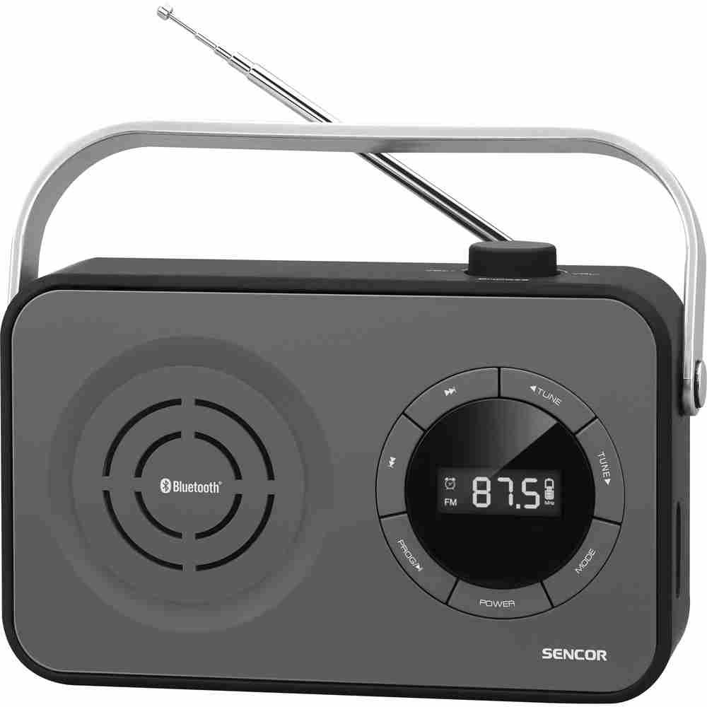 Sencor Portable Digital Radio Black With Usb And Bluetooth