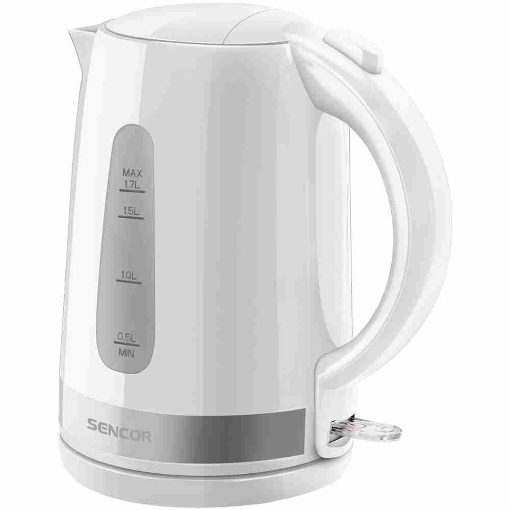 Sencor White Electric Kettle,capacity 1.7 L,power: 2,200 W,center 360