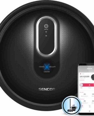 Sencor Robot Vacuum Cleaner With App. Suitable For Pets