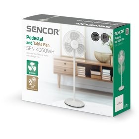 Sencor Pedestal And Table Fan 16" 55w
