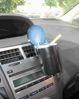 Bottari Ash Tray Equipped With Magnet Fixing Or With Double-sided Adhe