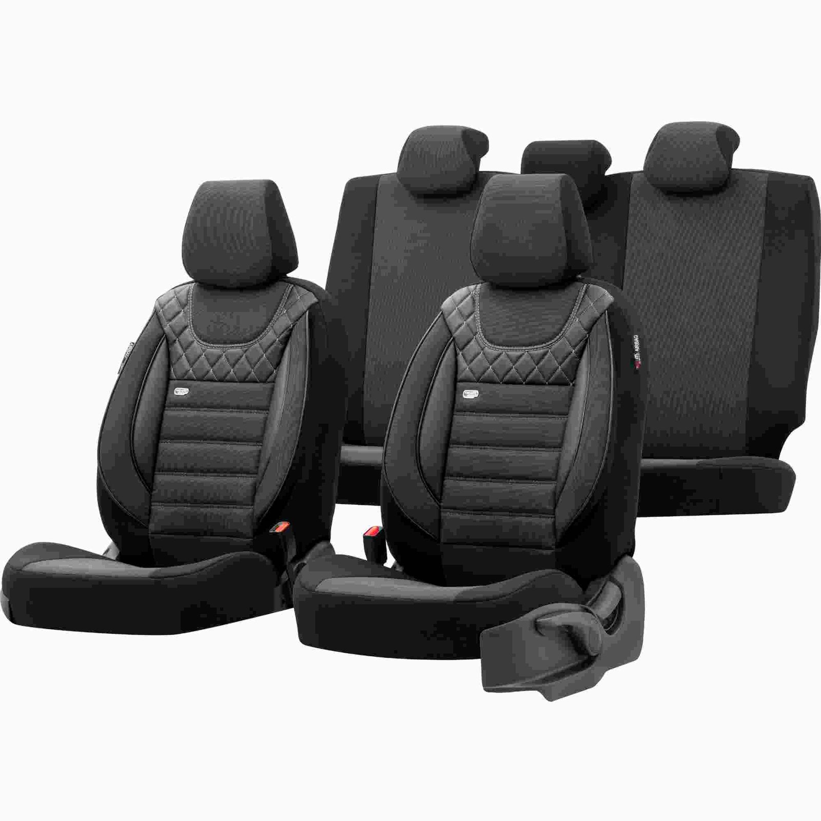 Otom Fashion Series Black + Jeans Dark Blue Universal Size Car Seat Co