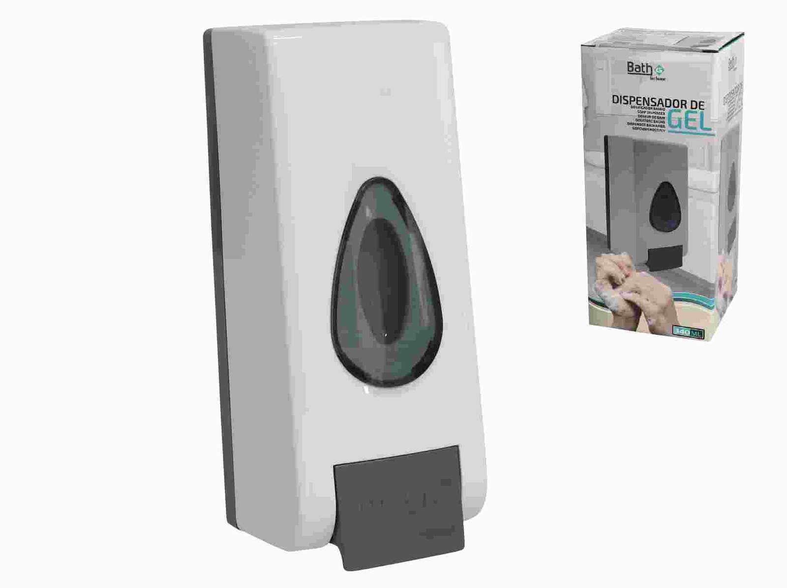 Practical Hand Soap Dispenser 340ml - Wall Soap Dispenser - - 19x8x7cm