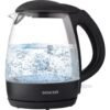 SENCOR GLASS KETTLE 1.2LT BLACK