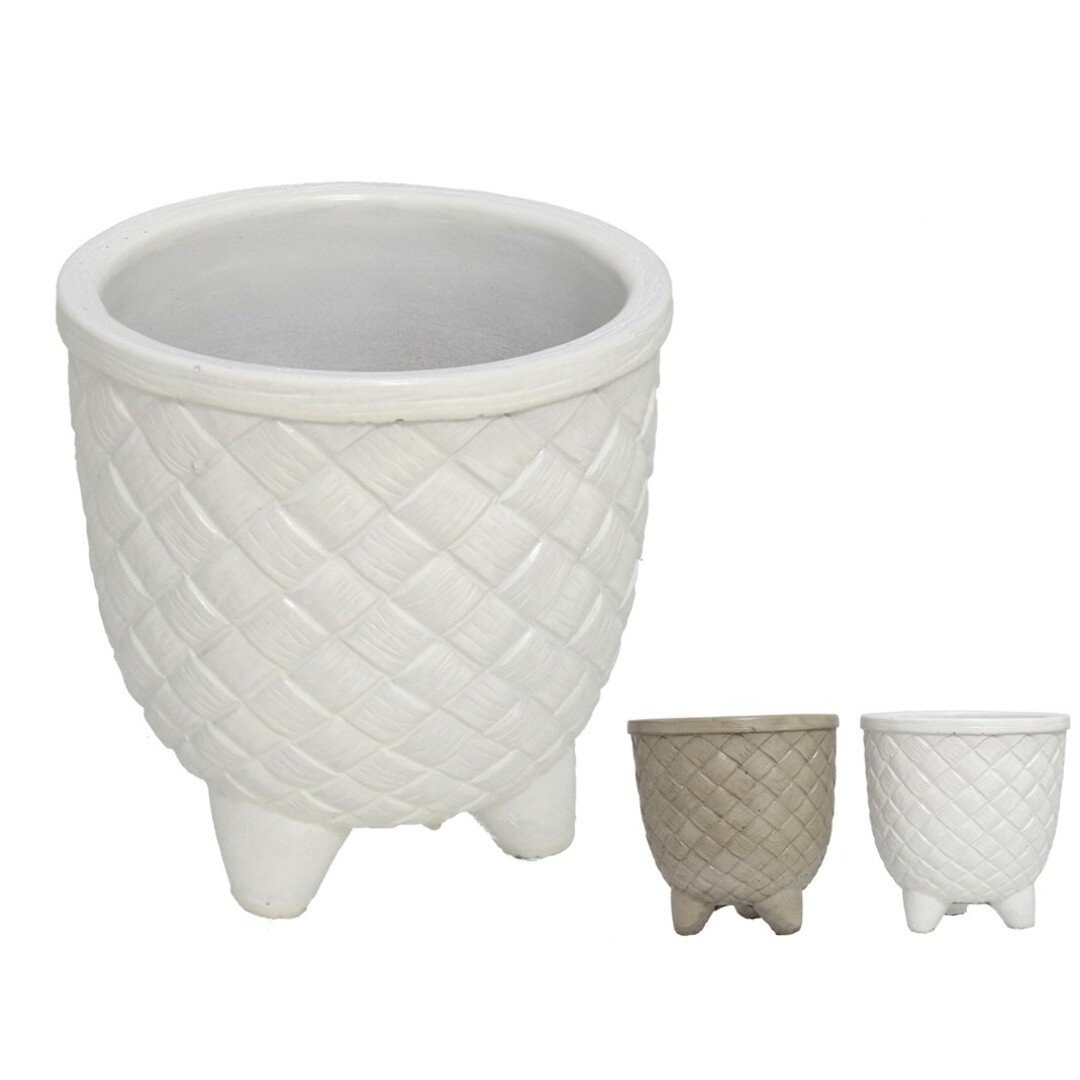 Flower Pot Cement Diamonds 15x15x16 Cm Assortment