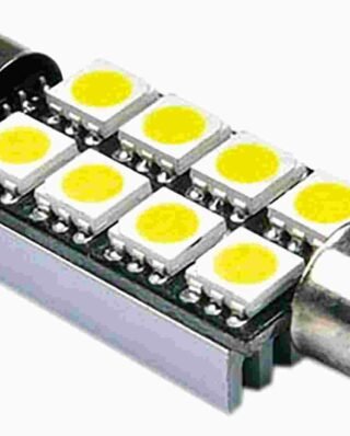 1 Pc Festoon Canbus Led Bulb T11*42 8smd 5050 White