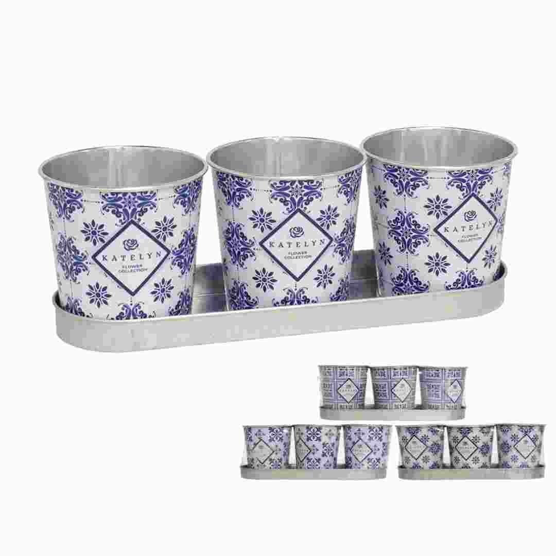 Planter Pot 3 MacEteros Arabic 23x8cm 3 Su