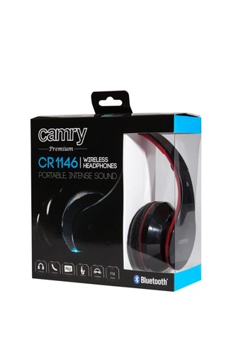 Camry Bluetooth Heaphones Green/red