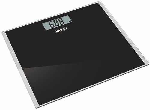 Mesko Bathroom Scale Black 150kg
