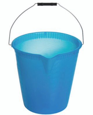 Soft Bucket 15 Lt With Spout Blue
