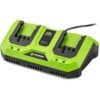Fieldmann Dual Battery Charger Compatable With Fast Power 20v Series