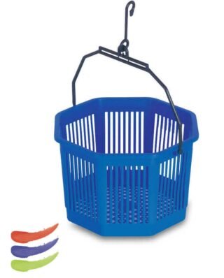 Octagonal Clother Pin Basket