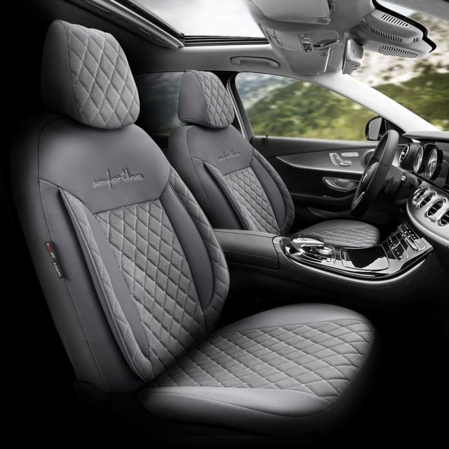 Otom Comfortline Vip Design Dark Grey Universal Size Car Seat Covers