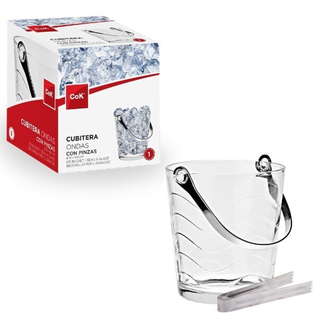 Cok Ice Bucket With Tonges Ondas K12