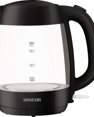 SENCOR GLASS KETTLE 1.7LT BLACK