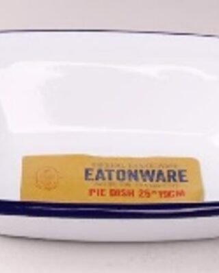 Enamel Cookware No6 Pie Dish Enamel L:25cm W:19cm H:5.5cm