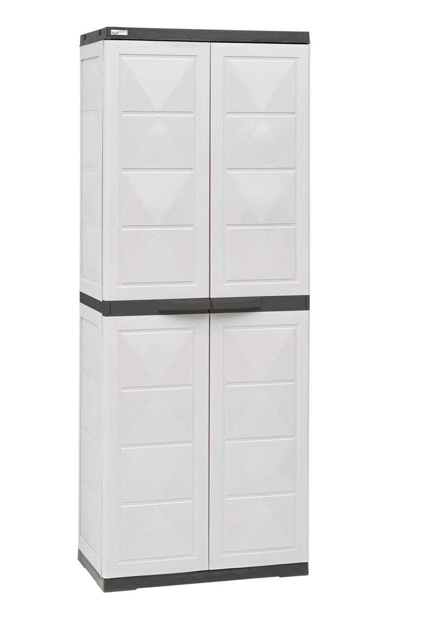 Easy Line Cabinet 3 Ajustable Shelves And Padlock- 37x65x165cm 12 Kg