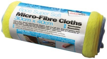 6 Pack Microfibre Towels