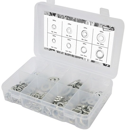 250pce Flat And Lock Washers