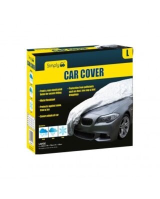 L' Water Resistant Car Cover- L482cm X W178cm X H119cm