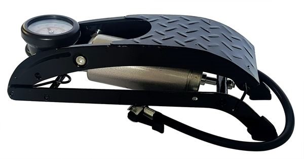 Single Foot Pump Durable Iron Construction-