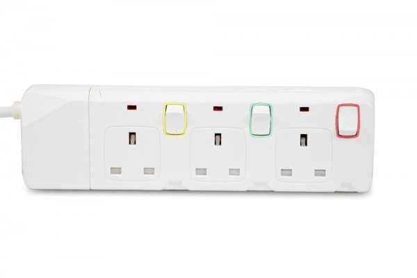 3 Way Socket Plug Extension 3m 303s K24