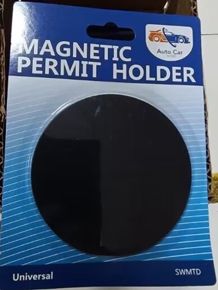 Magnetic Licence Holder In Black K500