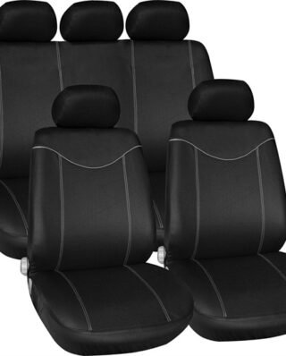 Seat Covers 11 Pce With Zips In Grey