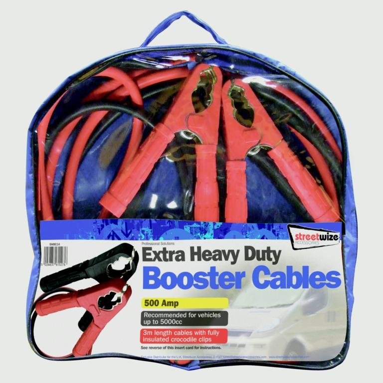 Booster Cable 3m X Hd 600 Amp