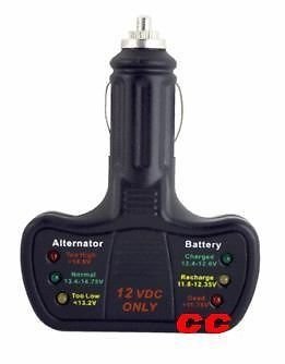 12v Plug In Battery/alternator Tester