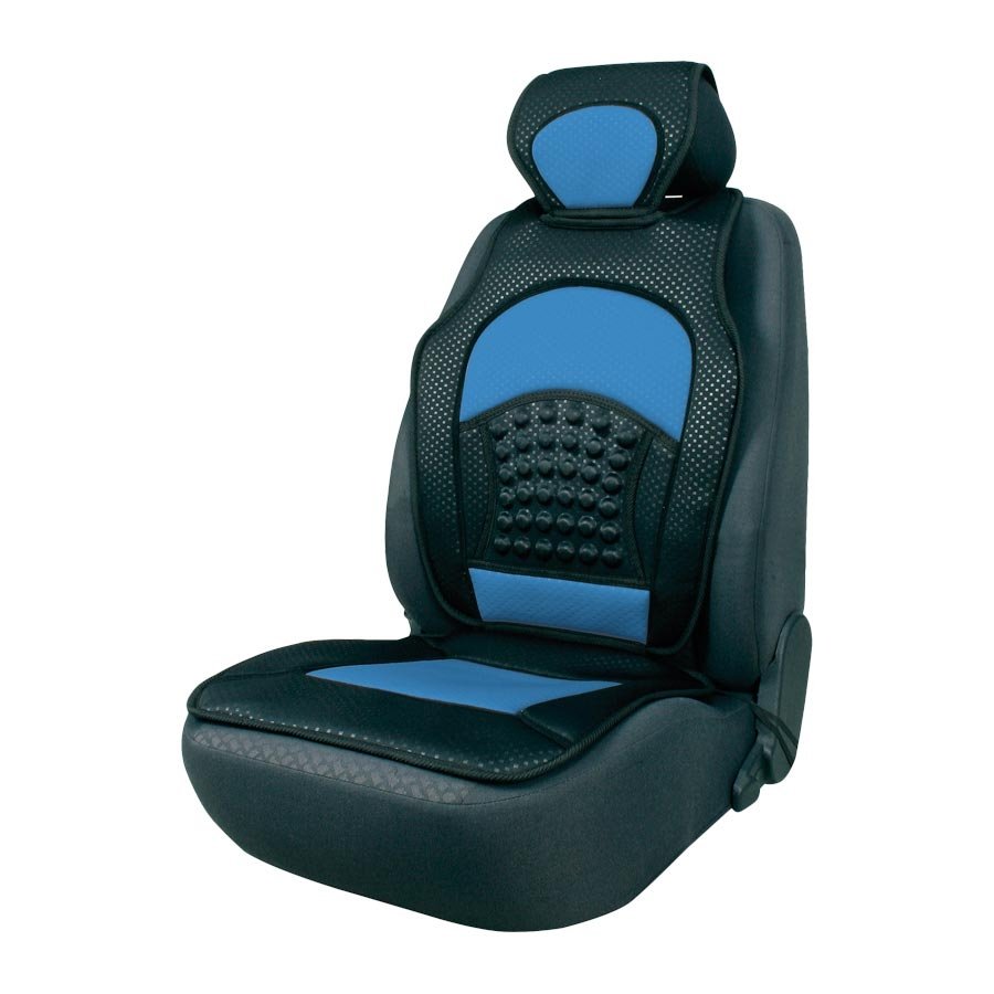 Car Seat Cushion Blue Black