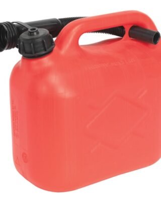 Plastic Fuel Can Red 5lt