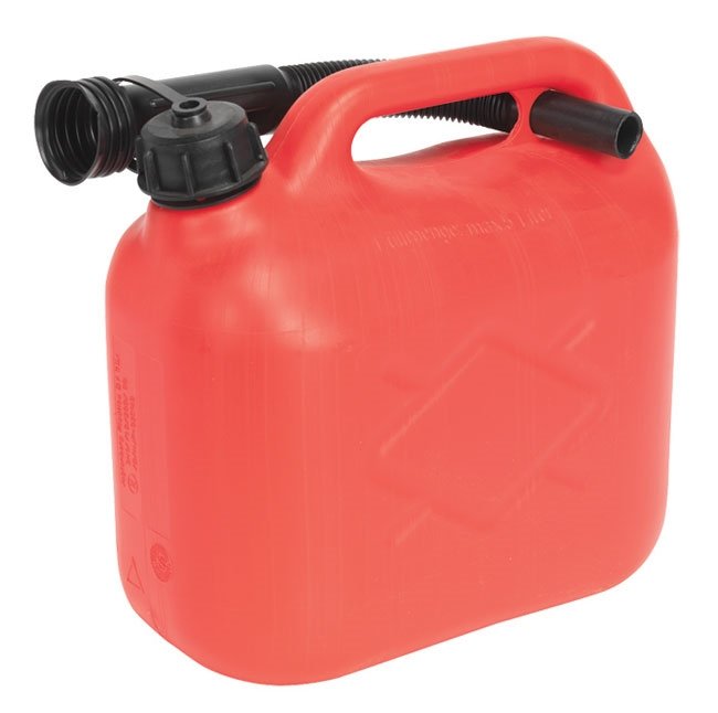 Plastic Fuel Can Red 20lt