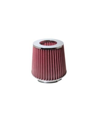 Air filter with 3 adapter - chrome